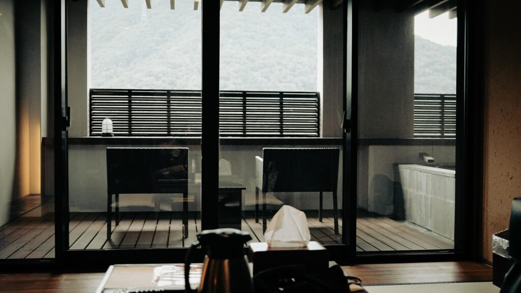 A high-end ryokan room